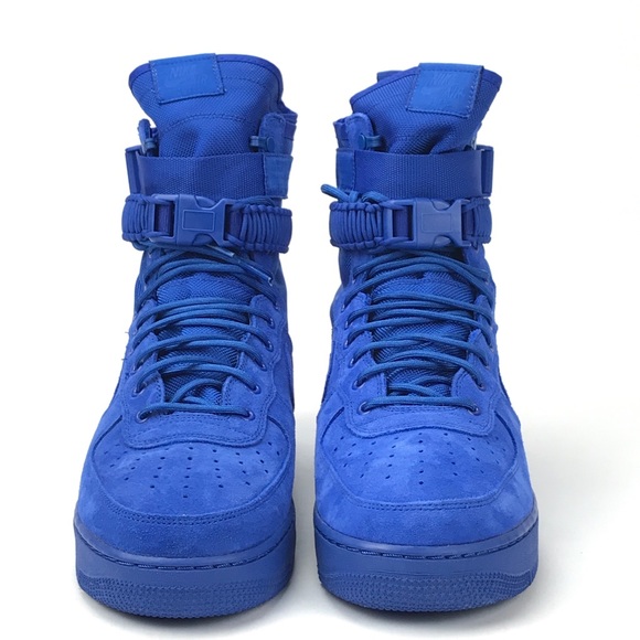 Nike Air Mens SF AF1 Game Royal Blue Boots Sz 9-13 - Picture 7 of 8